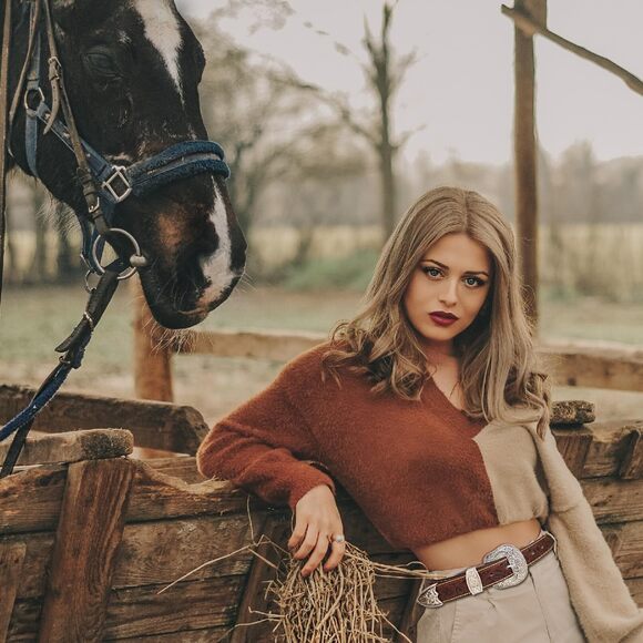 4229 Western Floral Belt Cowboy Leather Brown Belts Cowgirl Vintage main image 6